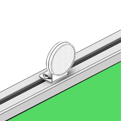 66-205-3 MODULAR SOLUTIONS BRACKET<BR>30 SERIES REFLECTOR HOLDER FOR SENSORS W/ HARDWARE